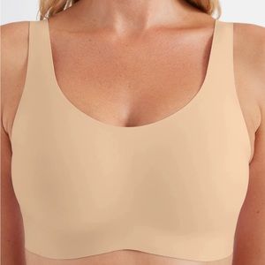 Knix Revolution Adjustable Pullover Bra in Warm Sand S++